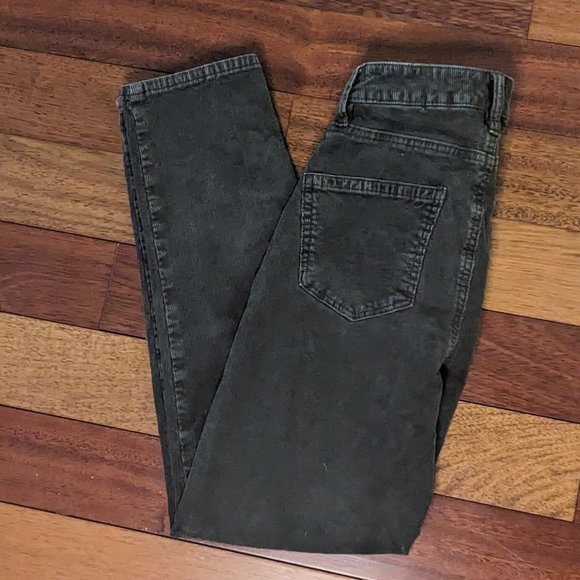 American Eagle High Rise brown corduroy pants - Picture 2 of 6